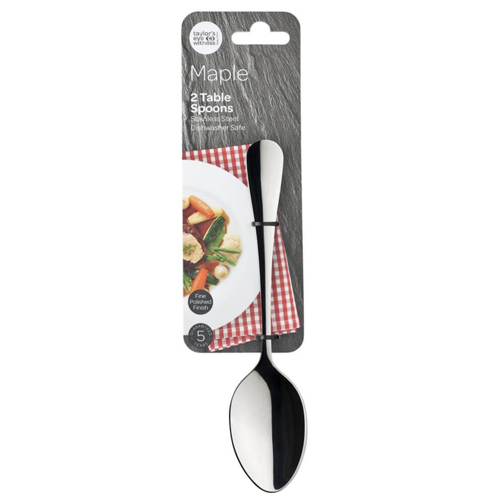 Taylor's Eye Witness Maple Set of 2 Table Spoons